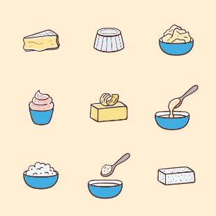 Hand-drawn Food Ingredients - 314 icons