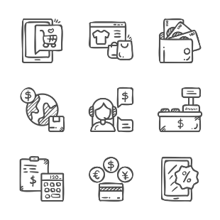 Handdrawn Style - 1,090 icons