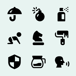 Jumpicon - Glyph - 2,545 icons