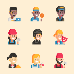 People - 594 icons
