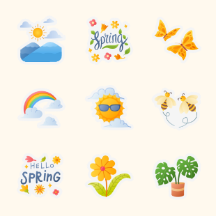 Spring (Sticker)