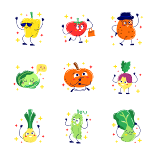 Vegetable Sticker